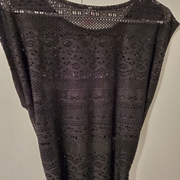 Women's Merona Crochet Lace Swimsuit Coverup W/ Removable Waist Tie - Picture 6 of 6